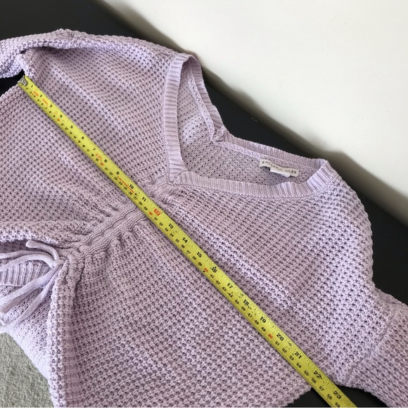 Sincerely Jules Light Purple Cropped Knit Sweater - Picture 8 of 9